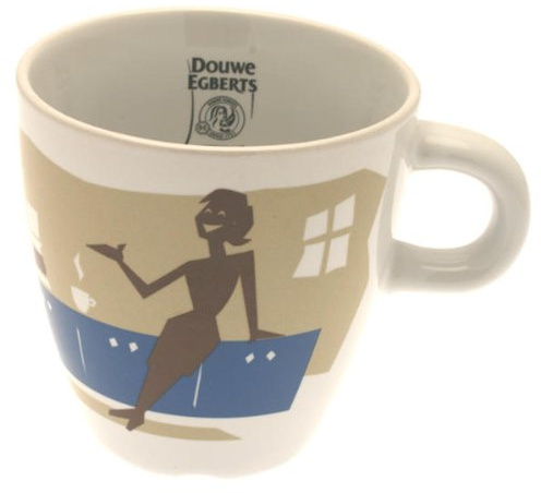 Douwe Egberts Tasse Design, Tasse à Café, 25 cl, Bleue