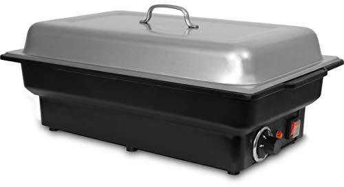 ZORRO Elektrischer Speisenwärmer Chafing Dish | Inkl. 1/1 GN-Behälter Einsatz