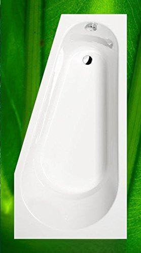 Baignoire projekta droite 160 x 80–80 x 160 acrylique trapèze Coffre Espace sparwanne