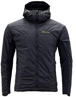 Carinthia TLG Jacket Atmungsaktive, isolierte, ultra-leichte Übergangs-Jacke Herren, winddicht mit Kapuze, Thermo-Jacke für Sport und Freizeit (Schwarz, L)