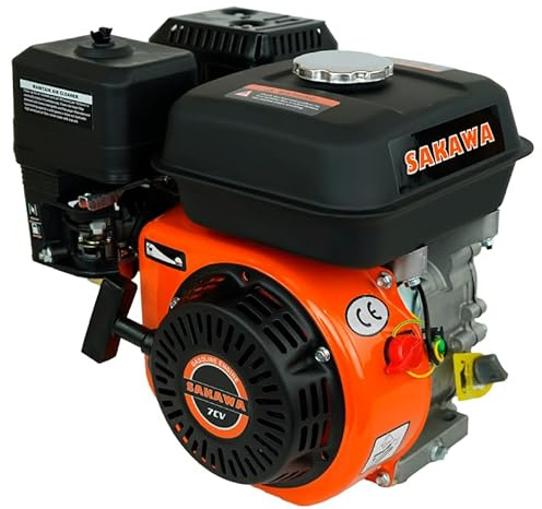 SAKAWA Motor Gasolina 4 Tiempos 208CC 7 CV 20 mm