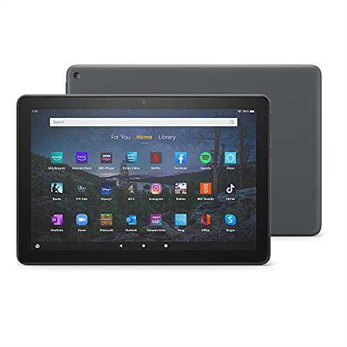 Certified Refurbished Amazon Fire HD 10 Plus tablet | 10.1, 1080p Full HD, 32 GB | Slate - with Ads