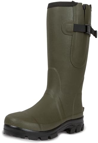 Lakeland Active Helton Bottes de Chasse Caoutchouc et Néoprèn pour Homme - Vert Mousse - 42