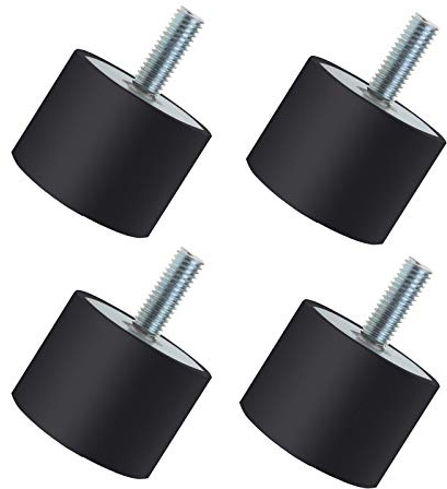 4 Stück M8 40x30mm Gummi-Absorber Halterungen Anti-Vibrations-Isolator Silentblock-Dämpfer für Luftkompressoren Motoren Wasserpumpen