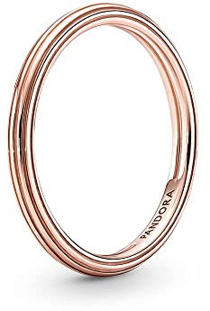 Pandora ME 14K Rose Gold-Plated Ring, Size 56, No Box