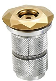 ihreesy Fahrrad Expander Gabel, Fahrradschaft Headset Aluminiumlegierung Gabel Expander Fahrrad Steuersatz Schraube Erweitertes Zubehör für Rennrad, Gold