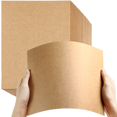 Fainne 200 Sheets 8.5 x 11 Inches Card stock Thick Paper Heavyweight Card Stock Printer Paper 250 GSM 92 lb Cover 170 lb Text for Invitations Menus Crafts DIY Projects(Brown)