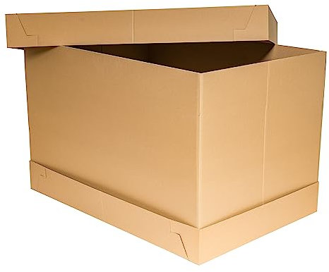 karton-billiger | Palettenkarton mit Boden+Deckel 1180x780x765mm Faltkarton Versandkarton WPC - sehr stabil