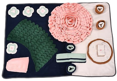 Happilax Schnüffelmatte für Hunde - Interaktives Suchspielzeug für Hunde - Verstellbare Schwierigkeitsstufen - Mentale Stimulation, Gehirntraining Futtermanagement