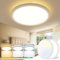 slochi 23CM LED Deckenleuchte, 2 Stück Deckenlampe 3000K/4000K/6500K, 18W 1800LM Flach Rund Lampe Decke, Wasserfest Deckenlampen Lampen für Badezimmer Küche Flur Keller Balkon
