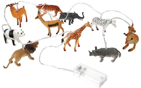 PRETYZOOM Tierförmige Led-Lichterkette Warmweißes String Light Ohne Batterie 59.06 in Dekoration Für Kinderzimmer Schlafzimmer Wohnzimmer Party Und Festliche Anlässe