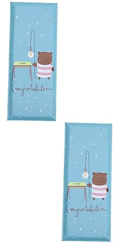 BESTonZON 2 Stk Wandaufkleber 3D-Panel für die Wand Wandkissen Baby-Spielmatte Wandpaneele Wandplatte Wand Dekoration Wandhintergrund stoßfest Täfelung Wandrand Wandtattoos Kind Klebrig Pu