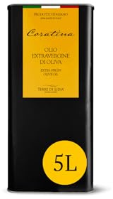 Terre di Lidia - Olio extravergine di oliva - 1 Latta da 5 L- Filiera corta, Campagna 2025/2026, Estratto a freddo - Varietà Coratina, Gusto Intenso - Produzione 100% italiana