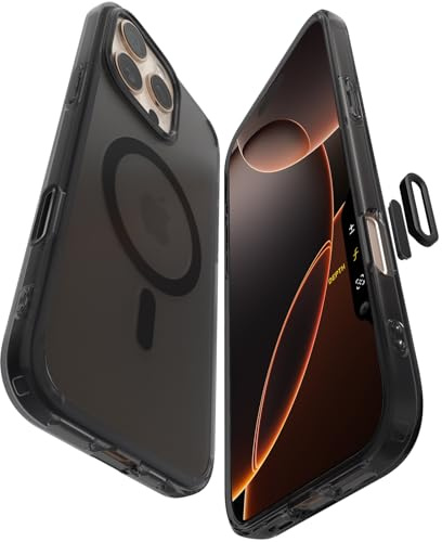 Spigen iPhone 16 Pro Max Hülle Ultra Hybrid T MagFit - Frost Black | Kompatibel mit MagSafe, Kamerasteuerung, Air Cushion Tech, Anti-Yellowing, Military-Grade Schutz, Spigen Original Serie