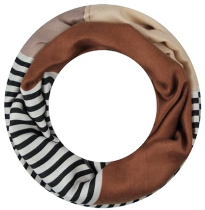 Majea Loop Schal Damen Schlauchschal Halstuch schmaler Loopschal (880052)