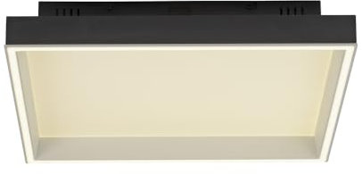 Paul Neuhaus LED Deckenleuchte quadratisch, Smart Home Alexa kompatibel, dimmbar Fernbedienung (50cm)