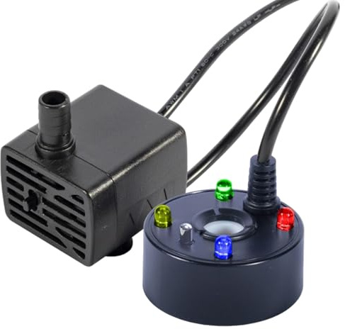 Generador de niebla ultrasónica, Generador de niebla para acuarios - Pond Mister Atomizador Nebulizador Nebulizador,Fogger ultrasónico para estanque, nebulizador de con luces LED, máquina de ni