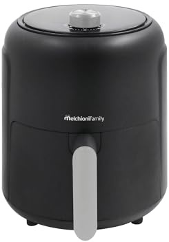 Melchioni Family SOFIA Friggitrice ad Aria 2,5L 1000W Riduzione Grassi 80% Cestello Removibile con Maniglia Timer 30 Min | Temperatura Regolabile fino a 200°C