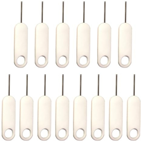 Zerodeko Strumento Espulsione Sim in Acciaio Inox 20 Pezzi Ago per Rimozione Scheda Sim Accessori per Smartphone Utensili Leggeri per Manutenzione Telefoni Cellulari
