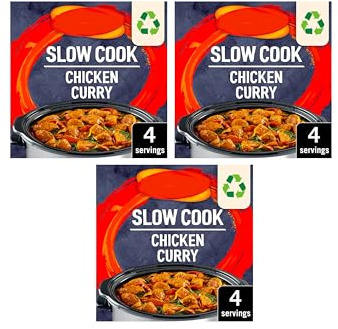Slow Cook Chicken Curry Recipe Mix, 33g, No Artificial Colours, Pack of 3