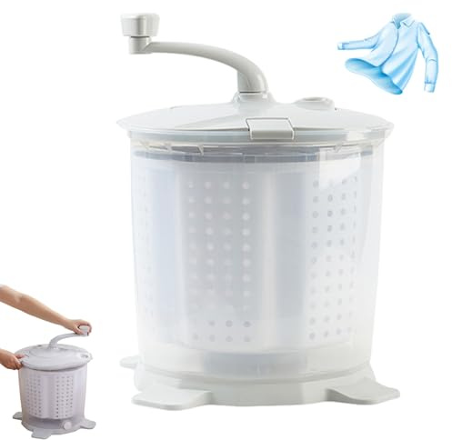 Mini lavatrice manuale portatile, lavatrice e asciugatrice non elettrica, lavanderia rapida, lavanderia, per appartamenti domestici, forniture da campeggio