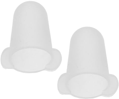 BESTonZON Boquillas de Silicona para Manga Pastelera, 2 Unidades Tamaño Grande, Cubiertas Reutilizables para Decoración de Pasteles, Accesorios para Hornear y Repostería, Utensilios