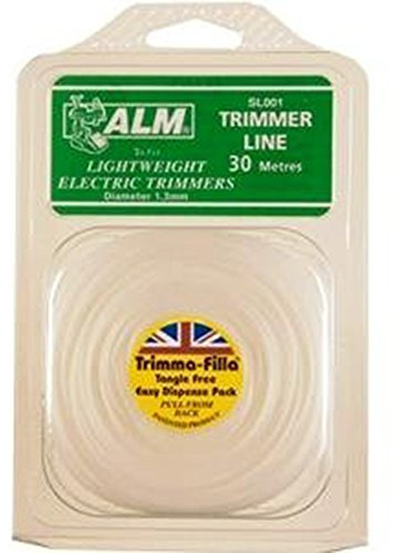 SL001 1.3mm x 30m White Trimmer Line