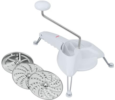 Metaltex Rallador, Acero Inoxidable, Blanco, Grande