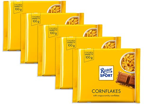 Ritter Sport Knusperflakes - Schokolade 5x100g