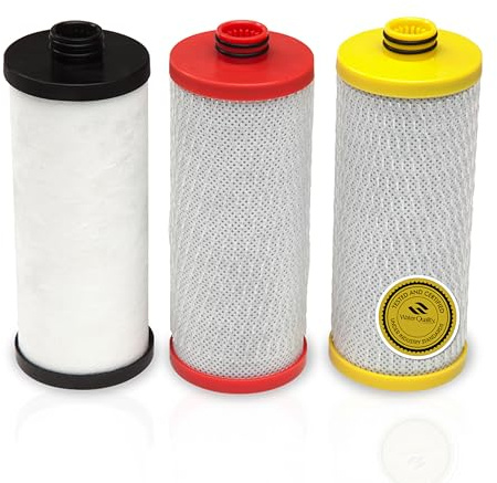 Aquasana AQ-5300R 3-Stage Under Sink Water Filter Replacement Cartriges, Pack