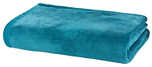Moon Kuscheldecke Wohndecke Wolldecke 150x200 petrol