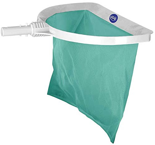 Manufacturas Gré 40032 - Recogehojas de Fondo Gran Formato, 44 x 41 x 3 cm, Color Blanco y Verde Agua