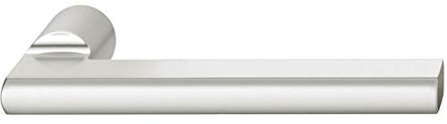 FSB 0 10 1035 04600 0105 Silber Drückerlochteil Türgriff universal, Türdrücker gerade abgeflacht ASL AGL, Aluminium eloxiert 10103504600