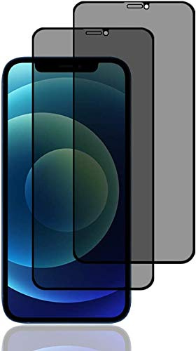 AVANA Sichtschutz Schutzglas für iPhone 12 / iPhone 12 Pro Schutzfolie [2 Stück] Anti-Spy Displayschutzfolie 9H Härte Panzer Folie Display Panzerfolie Anti-Kratzer