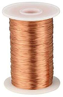 Pangyoo PYouo-Kupferkabel 0,12 mm 0,25 mm 0,5 mm 1 mm 1,25 mm, Kupferdraht, Magnetdraht, emaillierter Kupferwickeldraht, Spulenkupferdrahtwickeldrahtgewicht 100g Werkzeugzubehör (Color : OD 0.4mm)