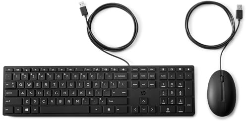 HP Ratón y Teclado de Escritorio con Cable 320MK