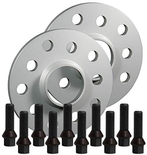 SilverLine Spurverbreiterung 20mm (10mm) mit Schrauben schwarz 5x112 66,6mm - 12168E-64_M1425KE38W