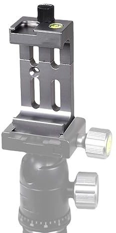 Soporte de trípode para teléfono inteligente, pinza para teléfono móvil de | rotación de 360° , dispositivo de transmisión en móvil para transmisión en por cámara web, fotografía de Bellv