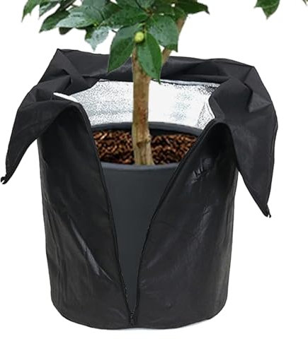 Goldyida Frostschutzbeutel für Topfpflanzen 45 x 50 cm Topfpflanzen Schutzbeutel für Pflanzen Winterschutz für Kübelpflanzen Pflanzen Winterschutz für Pflanzen Winterschutz für Topfpflanzen