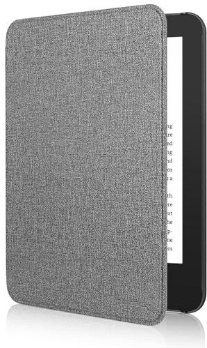 MoKo Hülle für 6 Amazon Kindle 11.Gen,2024/2022, Denim Grau