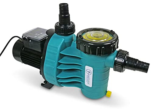 Aqua Plus 8 TIMER - POOL Total Edition mit integrierter Zeitschaltung - 8 m³/h Leistung für Pools bis 40.000 l Wasserinhalt - Selbstansaugend Salzwasserbeständig Laufruhig Servicefreundlich