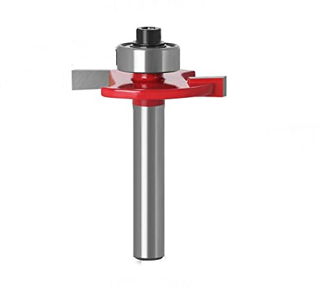 Wildeep 1PC 1/4 6.35MM Shank Milling Cutter Wood Carving T-Type Biscuit Joint Slot Cutter Jointing Slotting Router Bit Cutter Working ( Color : 03 )