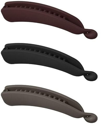 3 Pezzi Fermagli per Capelli a Banana Colorati in Plastica, Pesce vintage Clips A Coda Di Cavallo per Capelli Lunghi, Accessorio per Capelli con Clip Artiglio Antiscivolo Grandi Per Donne E Ragazze