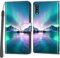 Handyhülle für Samsung Galaxy A70 Hülle, mit Standfunktion Kartenfächern Leder Stoßfeste Schutzhülle Klapphülle Kompatibel Samsung Galaxy A70