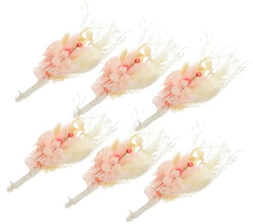MUSISALY Mini Trockenblumenstrauß Natürlich Getrocknet Boho Deko Für Vasen Heimdekoration Pflegeleicht Langlebig Für Hochzeit Valentinstag Und Feierlichkeiten