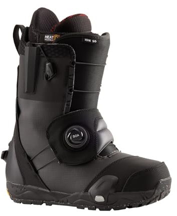 Burton - ION steg på svart herr snowboardstövlar - herr - storlek 40 - svart