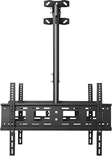 Support de plafond pour TV LED de 32 à 60 pouces, réglable, inclinable, pivotant, double écran, support d'affichage multifonction pour TV grand écran