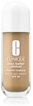 Clinique Even Better Clinical™ Vitamin Makeup SPF 50 – Skin Tint Foundation | Leichte Foundation mit Vitamin C, E & B3, strahlendes Finish