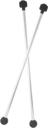 TOYANDONA 2 Stück Doppelkopf Xylophon Mallets Percussion Schlägel mit Weichem Gummi und Filzkopf Vielseitig für Marimba Glockenspiel Trommeln Langlebiges Zubehör für Musiker