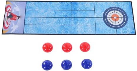 UPALDHOU Gioco di Curling da Tavolo, Gioco di Curling da Tavolo Portatile per Riunioni di Feste di Viaggio